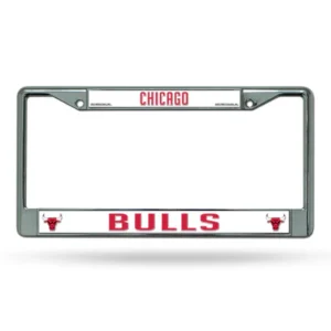 Chicago Bulls Metal License Plate