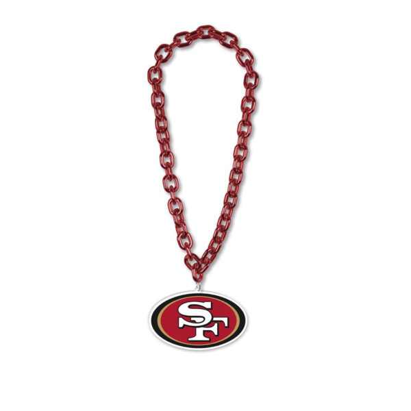 49ers Necklace Big Fan Chain