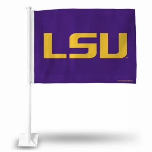 LSU Car Flag