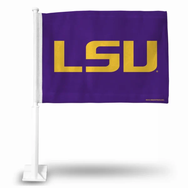 LSU Car Flag