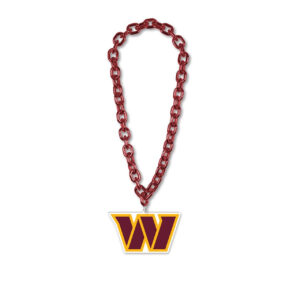Washington Commanders Necklace Big Fan Chain